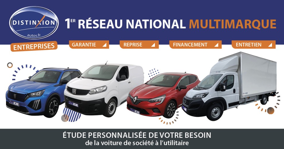 Distinxion est le 1er réseau national de vente de véhicules multimarque